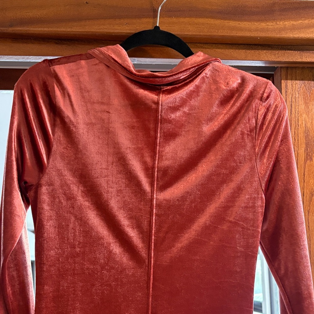 Free People Long Sleeve Velvet Dress - Picture 5 of 5